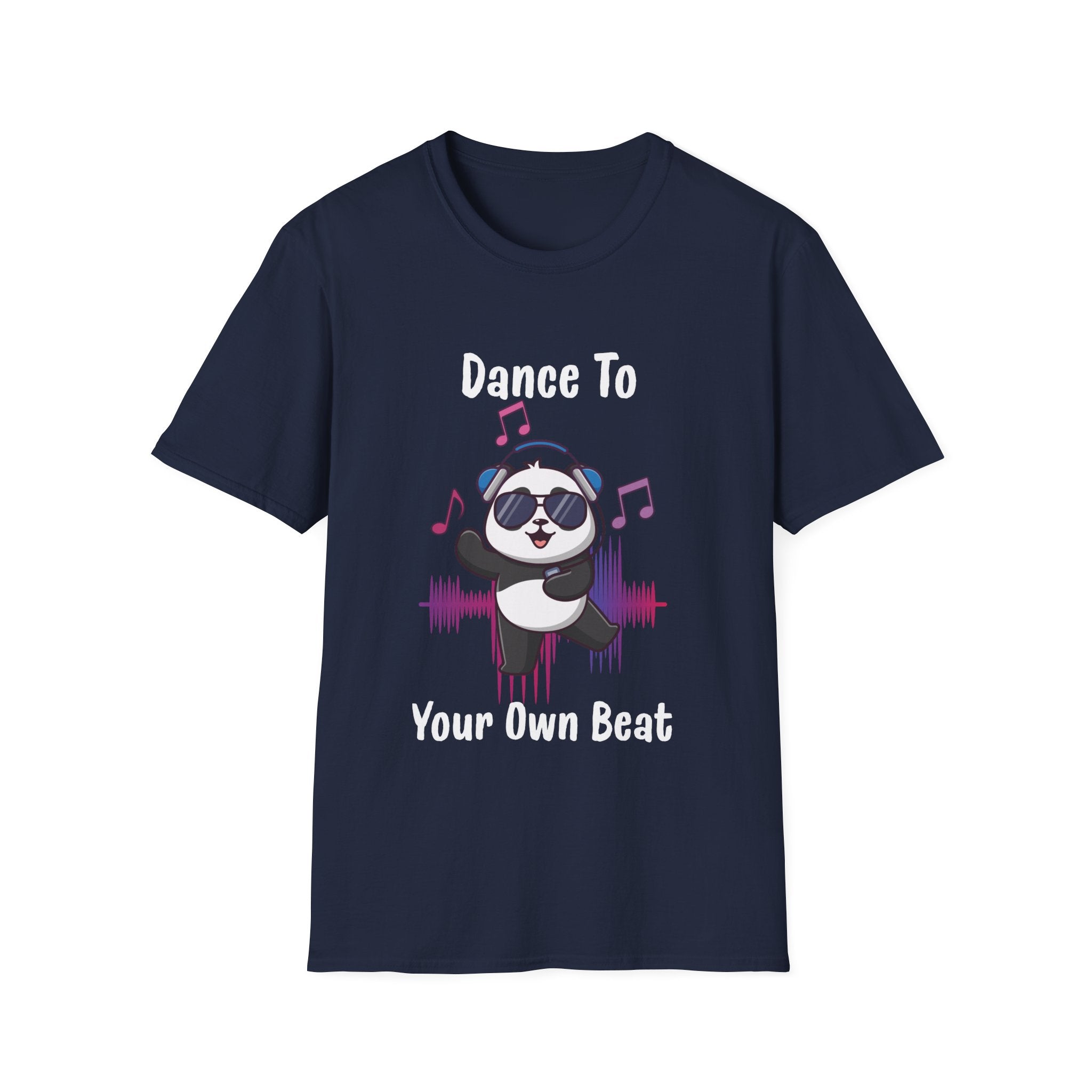 Dance to Your Own Beat Panda Bear T-Shirt, Inspirational Dancing Panda Tee
