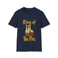 Fun King of the Pins Bowling T-Shirt, Soft Style Bowling Lover Tee