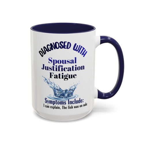 Funny Aquarium Lover Coffee Mug, Fake diagnosis Cup, Gift for Aquatic Lover Husband