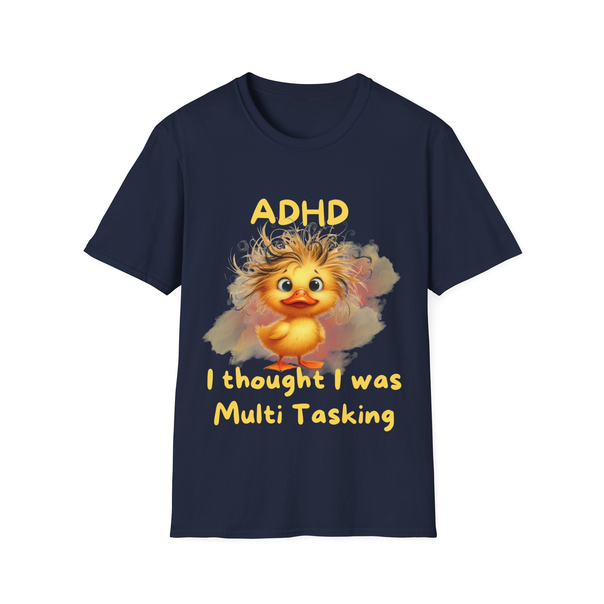 Funny ADHD Multi Tasking T-Shirt, ADHD Soft style Unisex T-Shirt