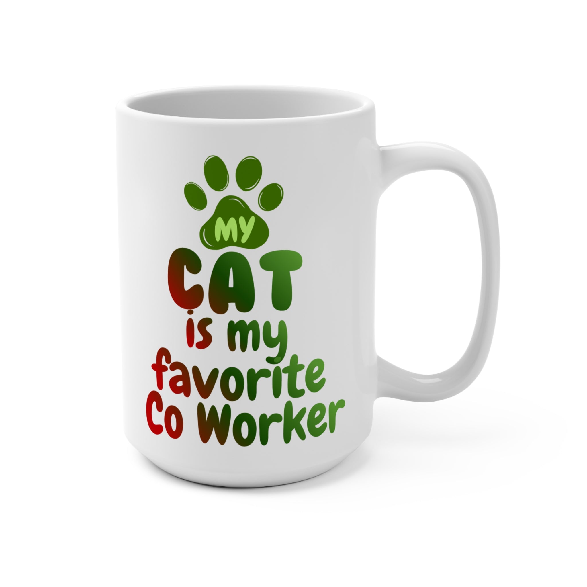 Funny Saying Cat Co-Worker Coffee Mug