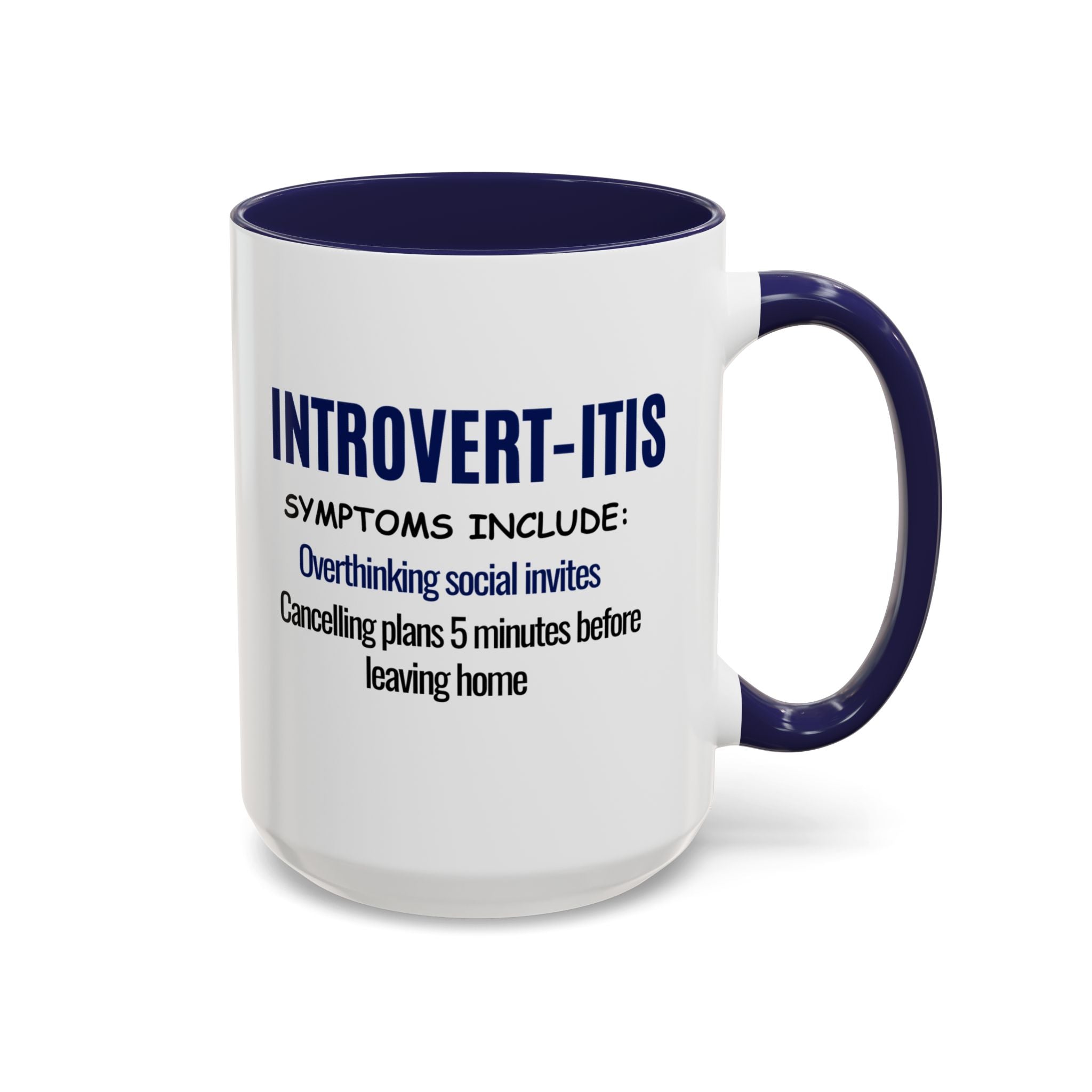 Funny Introvert Health Diagnosis Coffee Mug, Coffee Lover Gift