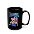 Sarcastic Sloth Design Large Coffee Mug, Funny Animal Lover Gift