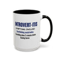 Funny Introvert Health Diagnosis Coffee Mug, Coffee Lover Gift