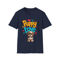 Adorable Puppy Love T-Shirt, Puppy Dog Lover Tee