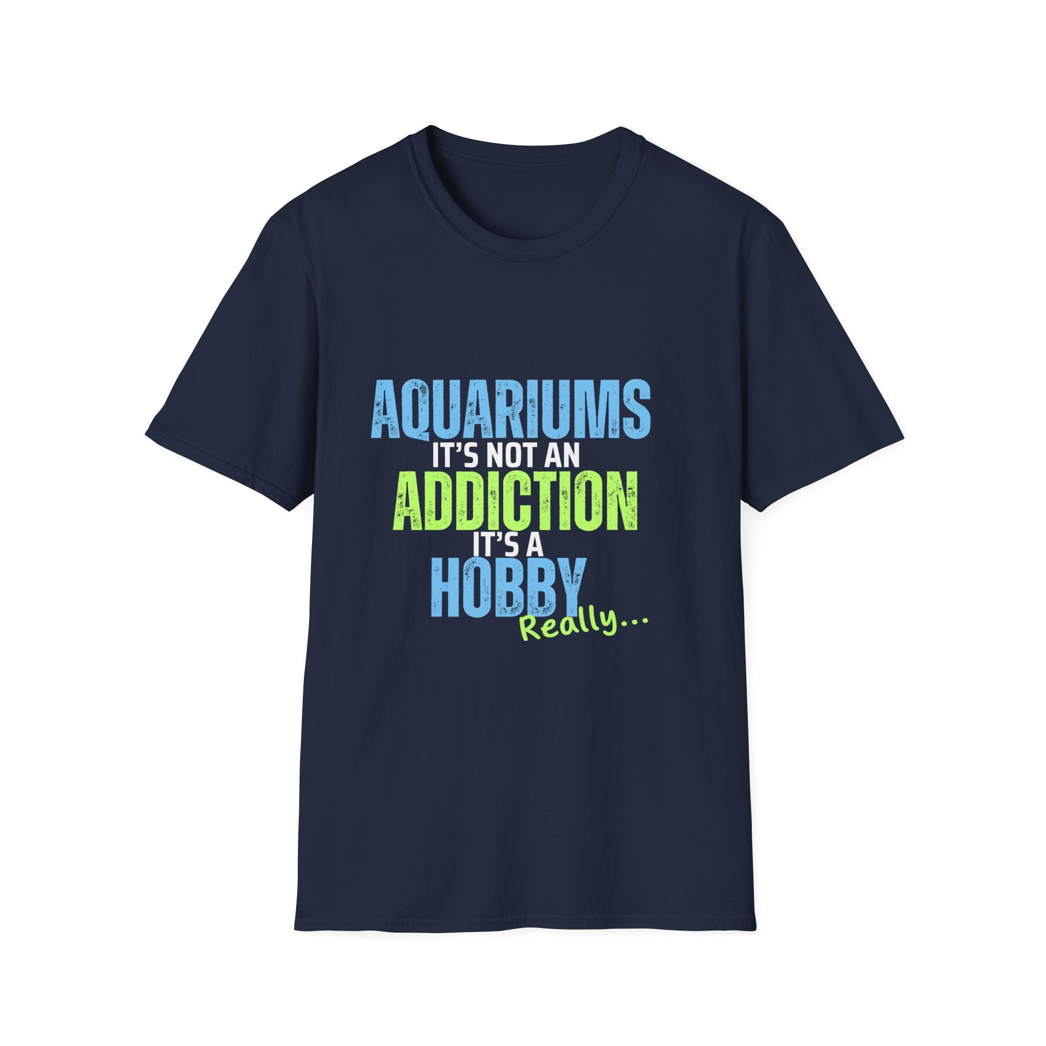 Funny Addicted to Fish Aquarium T-Shirt