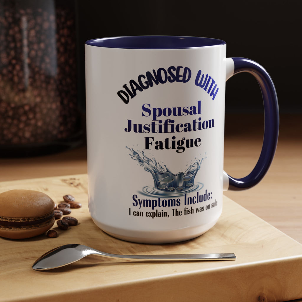 Funny Aquarium Lover Coffee Mug, Fake diagnosis Cup, Gift for Aquatic Lover Husband
