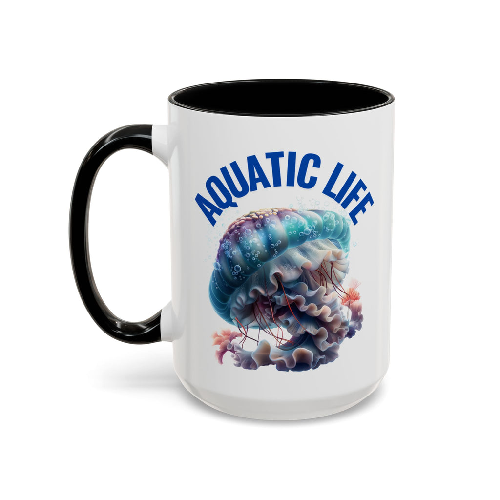 Jelly Fish Aquatic Lover Ceramic Coffee Mug