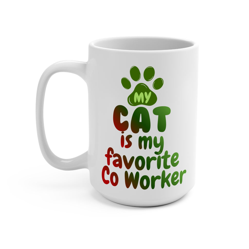 Funny Saying Cat Co-Worker Coffee Mug
