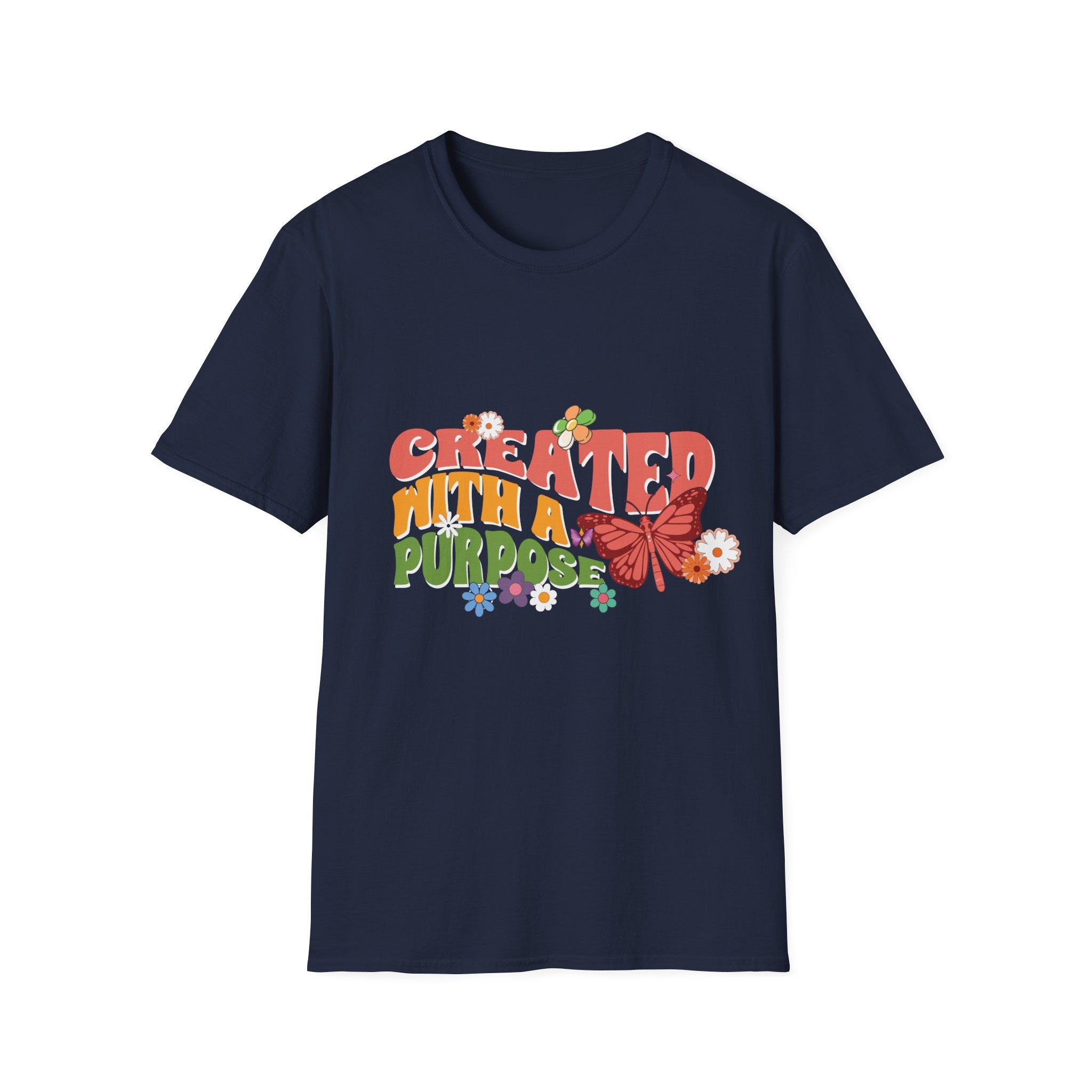 Created for a Purpose Positive Saying T-Shirt
