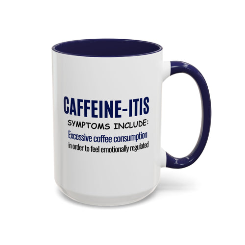 Funny Coffee Lover Large Coffee Mug, Sarcastic Fake Diagnosis Mug, Healthcare Gift