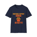 Fun Emotional Support Human Pet Lover T-Shirt