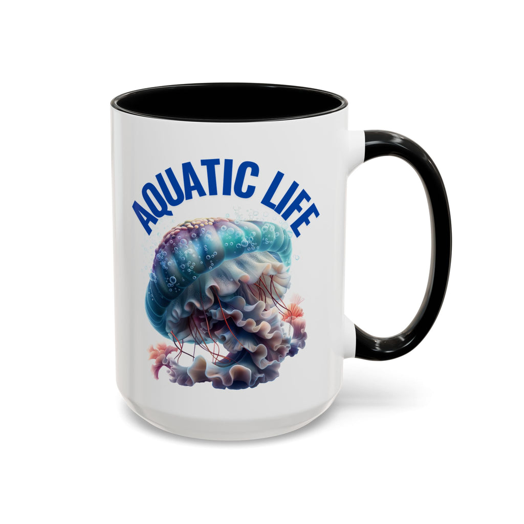 Jelly Fish Aquatic Lover Ceramic Coffee Mug