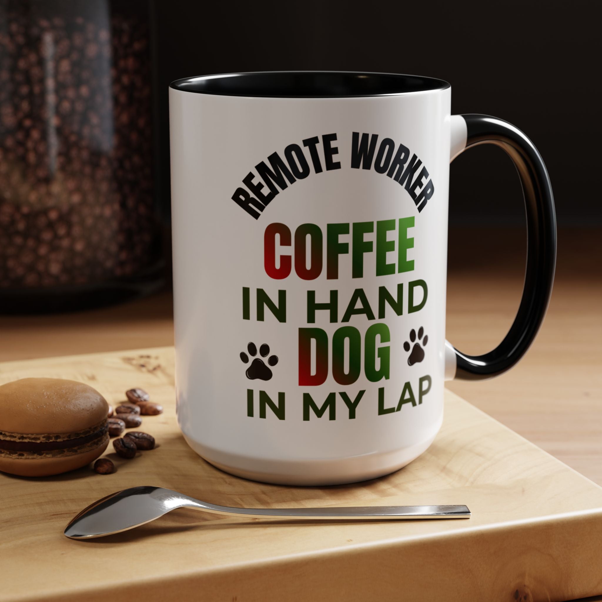Funny Remote Worker Pet Lover Mug
